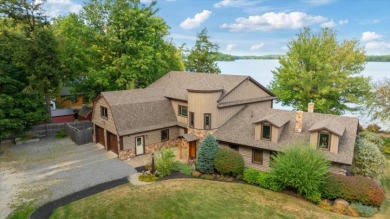 Artist Designed Year Round Log Home on Central Maine Lake - Lake Home For Sale in Monmouth, Maine