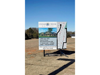 (private lake, pond, creek) Lot For Sale in Guthrie Oklahoma