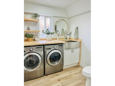 This beautifully remodeled home sits hidden, tucked away on a - photo 21