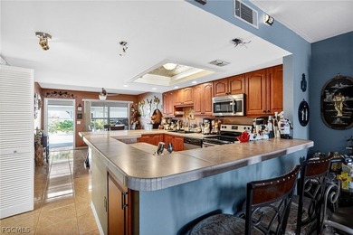 Gulf access condo. Ground floor unit, screened lanai with lake - photo 5