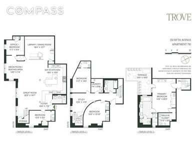 Triple penthouse with private outdoor space! This unique four - photo 22