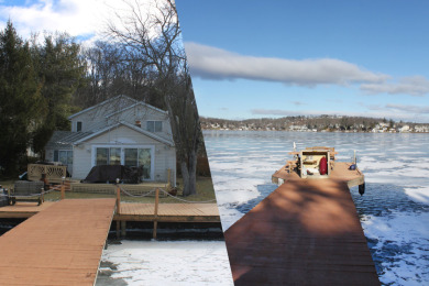 Lake front with huge garage, city water, city sewer and city gas! - Lake Home SOLD! in Roxbury Township, New Jersey