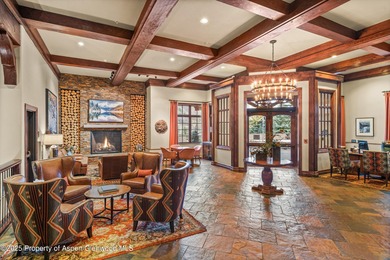 Ski directly onto Snowmass Mountain from this elegant residence