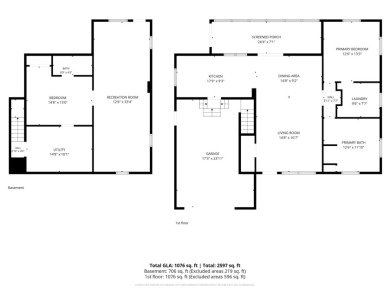 Affordable year-round lake home with 75' lake frontage and dock - photo 38