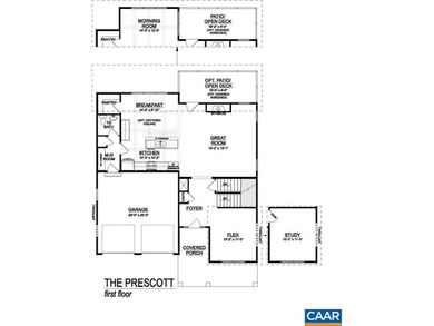 The Prescott single-family design in Old Trail features a