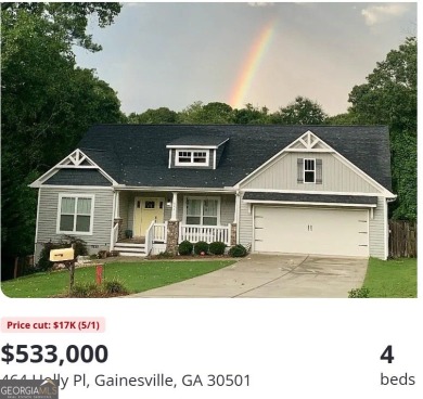 Lake Lanier Home For Sale in Gainesville Georgia