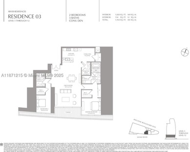 Largest Split Floor plan, Fully Furnished 2 bedrooms + DEN, 3 - photo 42