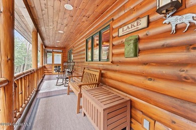 A classic Lincoln Log home set on a private 3+ acre lot, this - photo 8