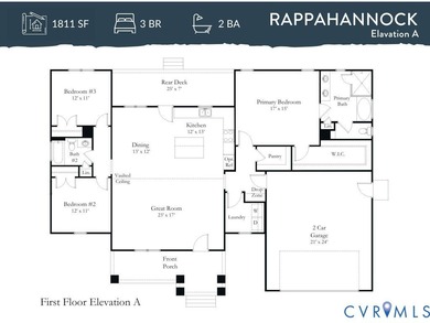 To Be Built by Rock River Homes on builder-owned lot! Buyer may