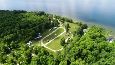 Log Cabin Resort & Campground - Lake Commercial For Sale in Curtis, Michigan
