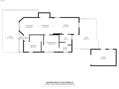 Welcome home! This adorable 2-bedroom, 1-bathroom house has been - photo 24