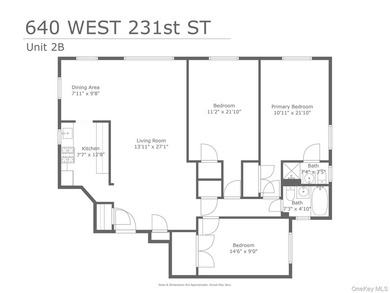 Welcome to 640 W 231st St #2B, an east-facing, freshly painted - photo 26