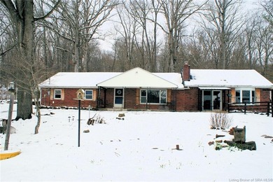 (private lake, pond, creek) Home For Sale in Depauw Indiana