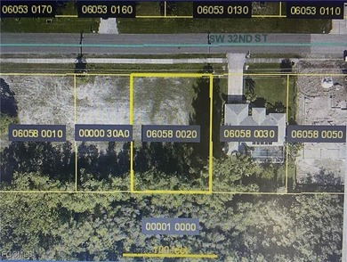Cape Coral Area Lot For Sale in Cape Coral Florida