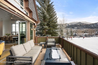 This stunning Maroon Creek townhome has been completely