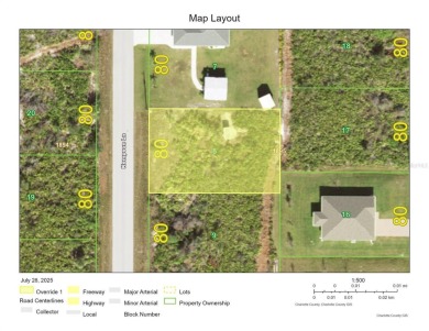 Port Charlotte Waterway Lakes Area Lot For Sale in Port Charlotte Florida