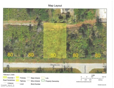 Port Charlotte Waterway Lakes Area Lot For Sale in Port Charlotte Florida