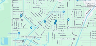 Port Charlotte Waterway Lakes Area Lot For Sale in Port Charlotte Florida