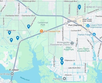 Port Charlotte Waterway Lakes Area Lot For Sale in Port Charlotte Florida