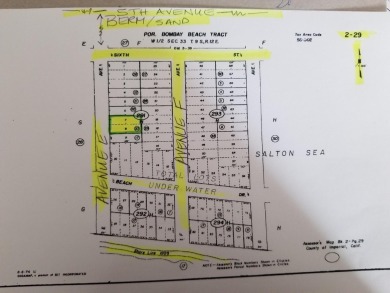 Salton Sea Lake Lot For Sale in Bombay Beach California