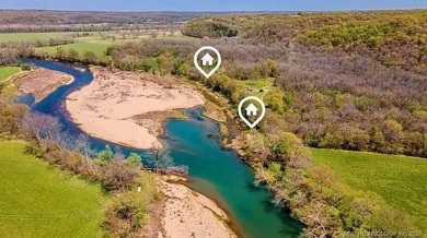 Illinois River Home For Sale in Proctor Oklahoma