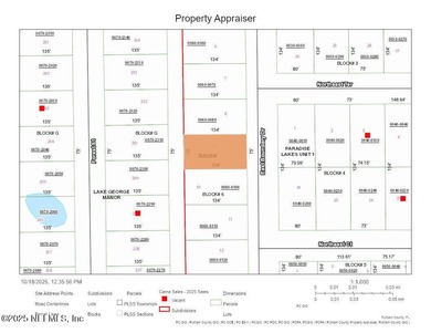 Lake George Lot For Sale in Georgetown Florida