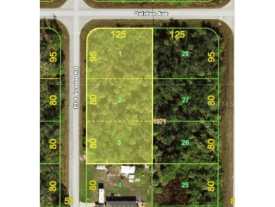 Port Charlotte Waterway Lakes Area Lot For Sale in Port Charlotte Florida