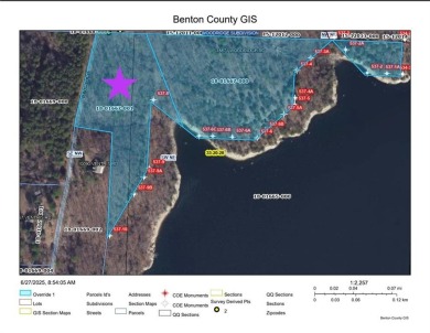 Lake Acreage For Sale in Garfield, Arkansas