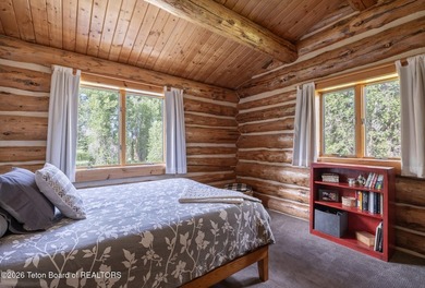 This delightful log home is set on 3.10 acres along Moose-Wilson - photo 22