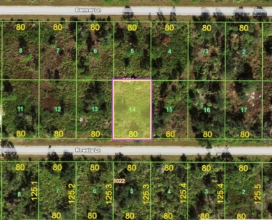 Port Charlotte Waterway Lakes Area Lot For Sale in Port Charlotte Florida