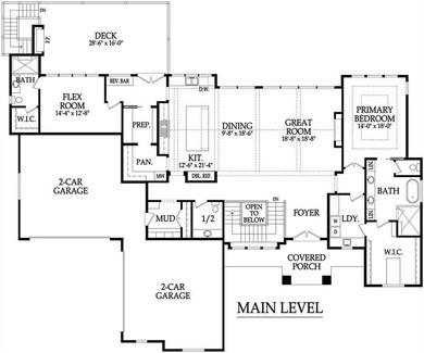 Set on a premier treed fairway lot, this 5200+ sq ft modern - photo 2