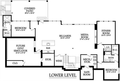 Set on a premier treed fairway lot, this 5200+ sq ft modern - photo 3