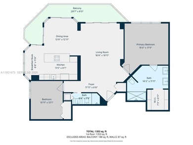 Excellent corner unit remodeled, featuring 2 split bedrooms and