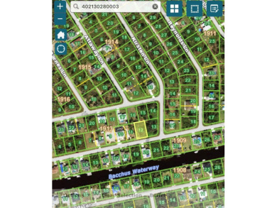 Port Charlotte Waterway Lakes Area Lot For Sale in Port Charlotte Florida