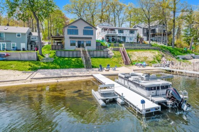 Big Pine Island Lake Home Sale Pending in Belding Michigan