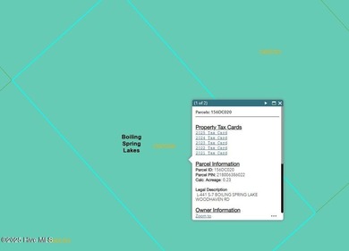 Boiling Spring Lake Lot For Sale in Southport North Carolina