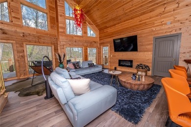 New custom log cabin on Sugar Mountain offering the perfect - photo 23