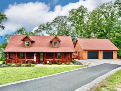 Rustic lakefront 3 bedroom and 2 1/2 bath Virginia Pine log home - Lake Home Sale Pending in Nancy, Kentucky
