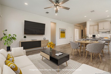 The 2021 Perry Homes design in Schertz's Homestead community