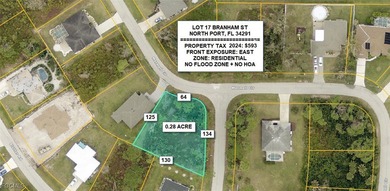 Northport Waterway Lakes and Canals Lot For Sale in North Port Florida