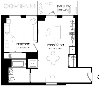 Crown Heights First full-service Condominium. Residence 5R is a - photo 12