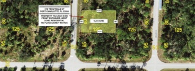 Port Charlotte Waterway Lakes Area Lot For Sale in Port Charlotte Florida