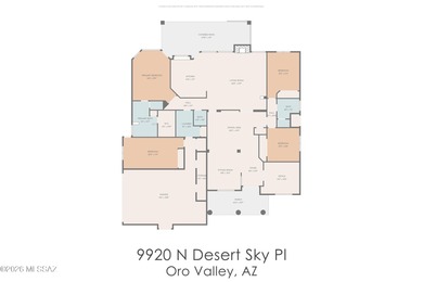 Perched atop a scenic hill in the prestigious Oro Valley Heights