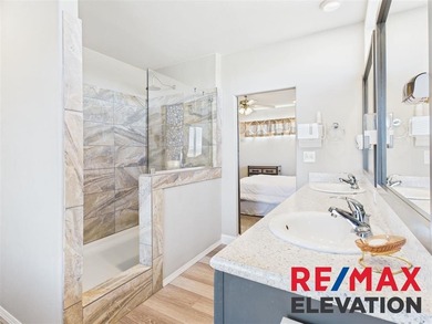 Set on 35.5 acres, this property features two modern homes, a