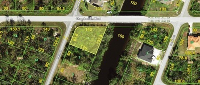 Port Charlotte Waterway Lakes Area Lot For Sale in Port Charlotte Florida