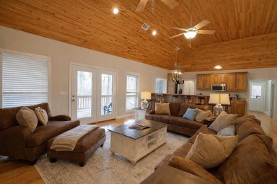 Fully furnished golf course home in gated Shiloh Falls! This