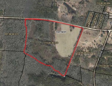 (private lake, pond, creek) Acreage For Sale in Barnwell South Carolina