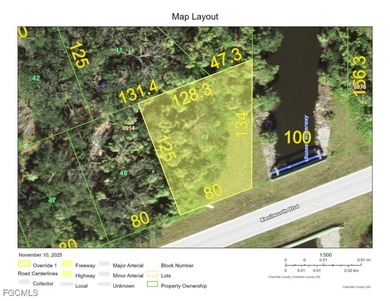 Port Charlotte Waterway Lakes Area Lot For Sale in Port Charlotte Florida