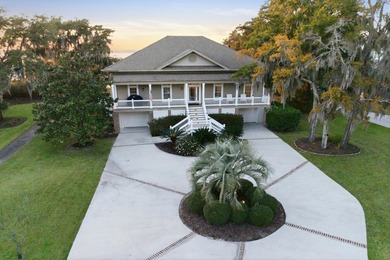 Gorgeous Lowcountry home located on true deep water in the - photo 1