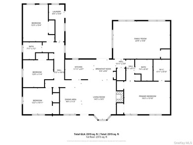 This is a Lovely U-Shaped Sprawling Ranch on over an acre of - photo 2